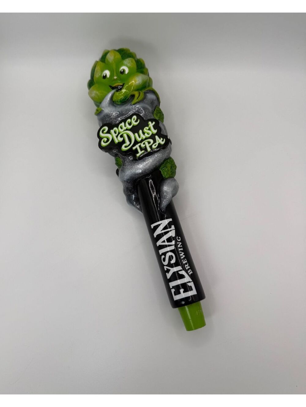 Elysian Space Dust IPA Figural Beer Tap Handle Green Hop Kegerator